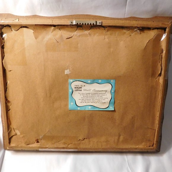 TURNER WALL ACCESSORY PAUL DETLEFSEN THE BIG MOMENT FRAMED PRINT VINTAGE - Picture 8 of 10